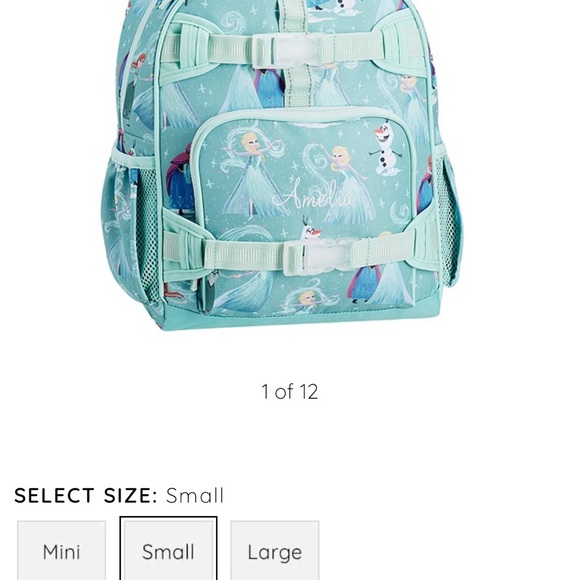Pottery Barn Small Frozen Backpack Pottery Barn Kids Disney